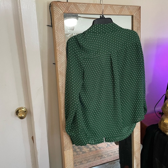 Who What Wear green polka dot set. - Picture 5 of 5